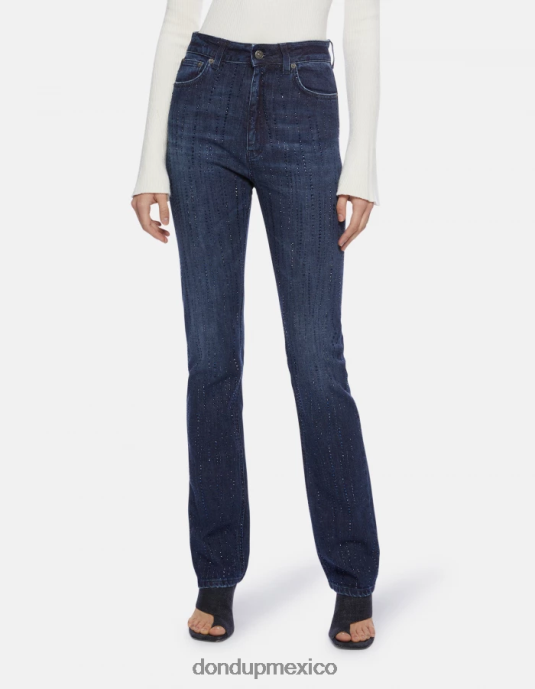 azul DONDUP mujer vaqueros Marie slim de denim elástico vestir D0VXD49