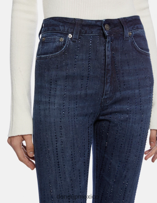 azul DONDUP mujer vaqueros Marie slim de denim elástico vestir D0VXD49
