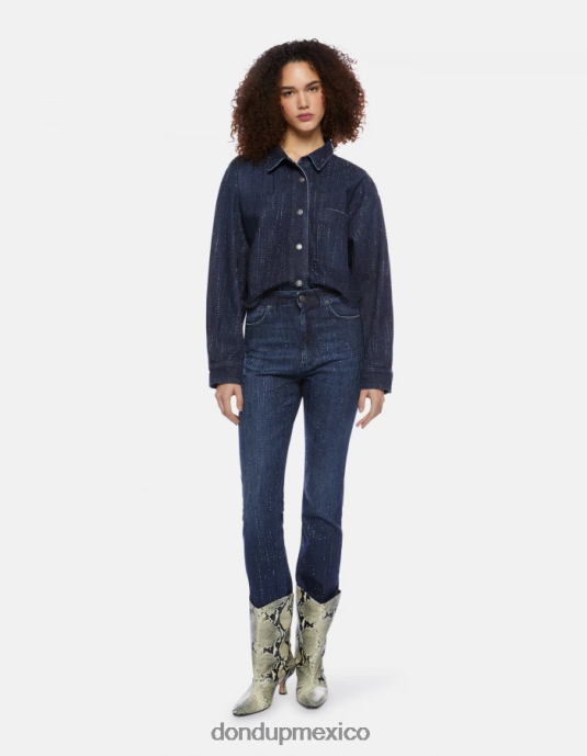 azul DONDUP mujer vaqueros Marie slim de denim elástico vestir D0VXD49