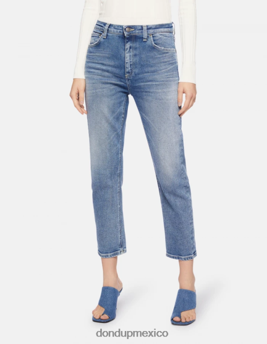 azul DONDUP mujer vaqueros cindy regular fit de denim elástico vestir D0VXD55