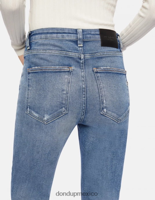 azul DONDUP mujer vaqueros cindy regular fit de denim elástico vestir D0VXD55
