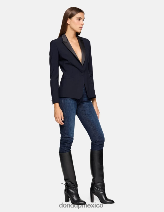 azul DONDUP mujer vaqueros cindy regular fit de denim elástico vestir D0VXD9