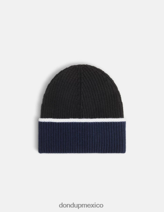azul negro DONDUP hombres sombrero de lana accesorios D0VXD940