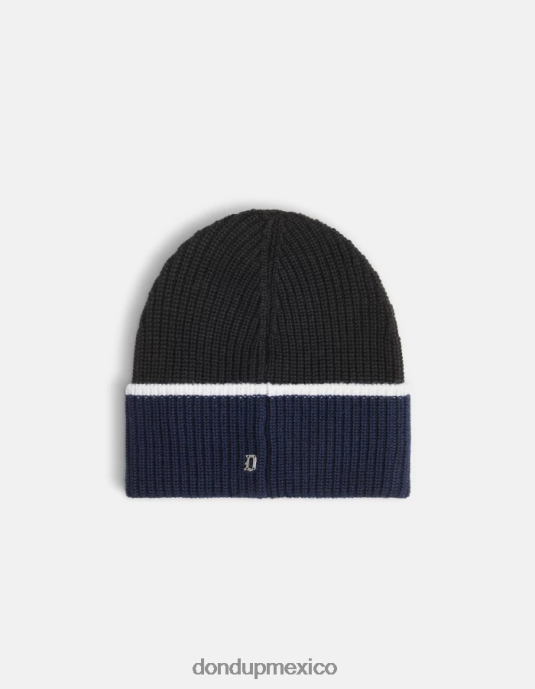 azul negro DONDUP hombres sombrero de lana accesorios D0VXD940