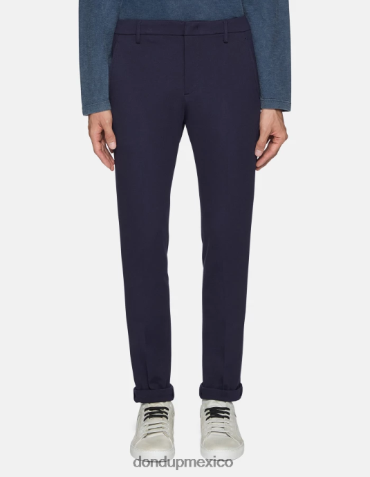 azul oscuro DONDUP hombres pantalones gaubert slim de punto vestir D0VXD732