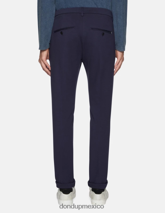 azul oscuro DONDUP hombres pantalones gaubert slim de punto vestir D0VXD732