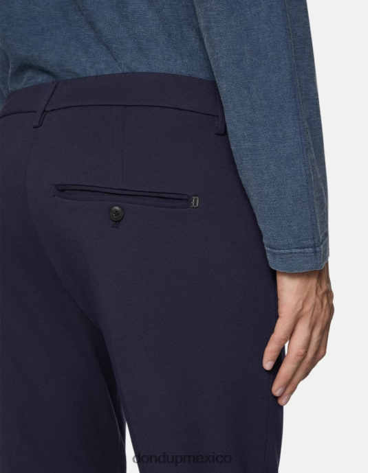azul oscuro DONDUP hombres pantalones gaubert slim de punto vestir D0VXD732