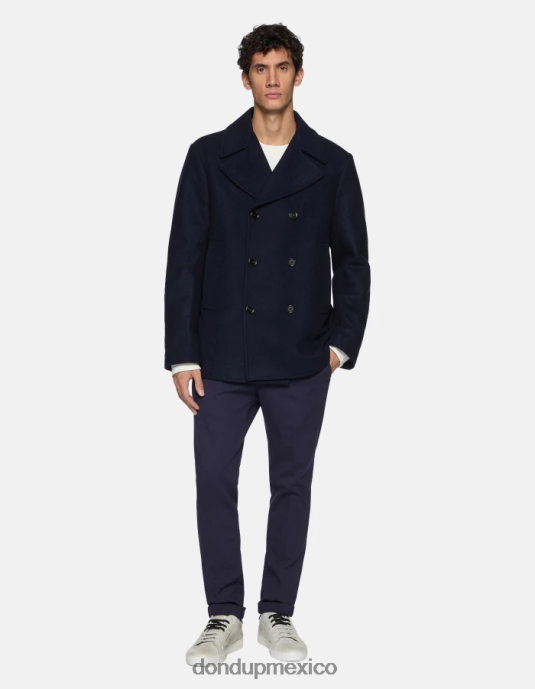 azul oscuro DONDUP hombres pantalones gaubert slim de punto vestir D0VXD732
