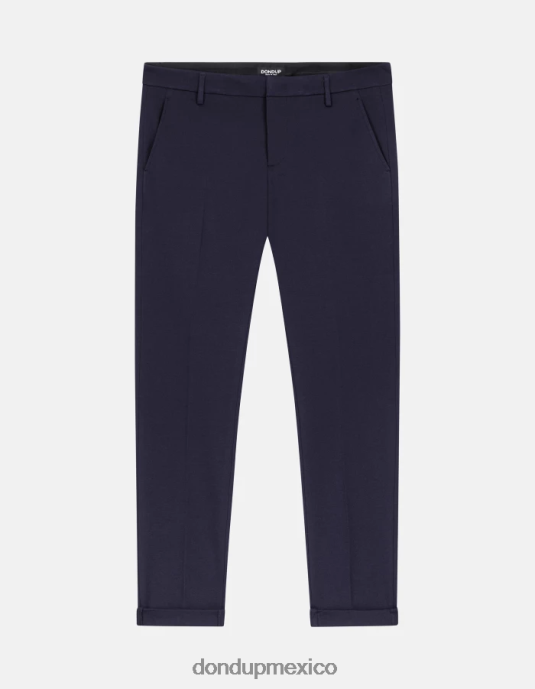 azul oscuro DONDUP hombres pantalones gaubert slim de punto vestir D0VXD732