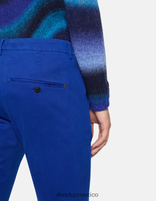 azul real DONDUP hombres pantalones gaubert slim de algodón vestir D0VXD689