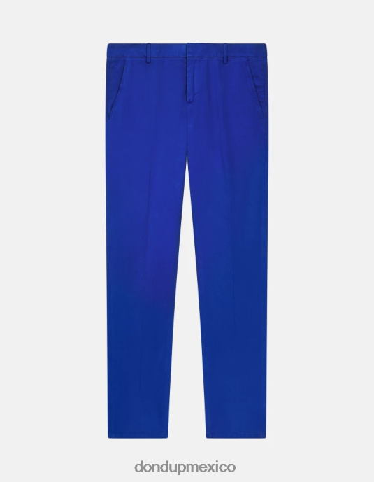azul real DONDUP hombres pantalones gaubert slim de algodón vestir D0VXD689