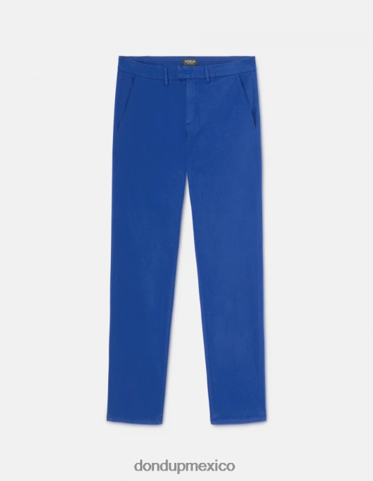 azul real DONDUP hombres pantalones pablo de raso regular fit vestir D0VXD742