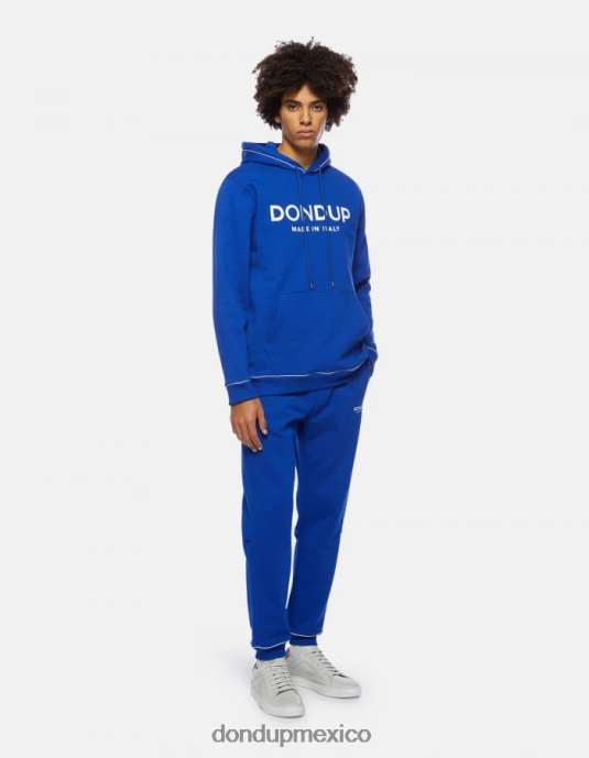 azul real DONDUP hombres sudadera con capucha y corte regular vestir D0VXD824