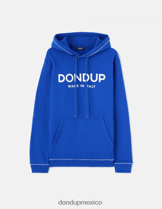 azul real DONDUP hombres sudadera con capucha y corte regular vestir D0VXD824