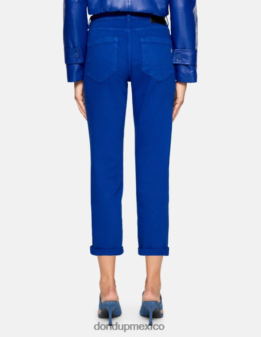 azul real DONDUP mujer Vaqueros Koons de denim elástico con corte holgado vestir D0VXD34