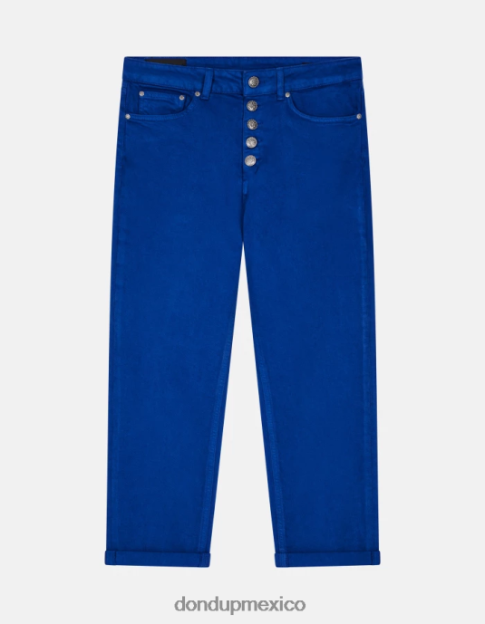 azul real DONDUP mujer Vaqueros Koons de denim elástico con corte holgado vestir D0VXD34