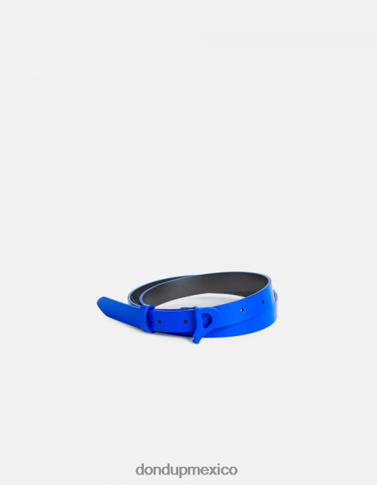 azul real DONDUP mujer cinturón de piel de becerro accesorios D0VXD490