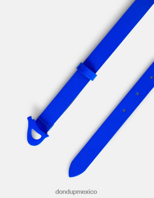 azul real DONDUP mujer cinturón de piel de becerro accesorios D0VXD490