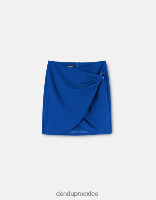 azul real DONDUP mujer falda corta de lana vestir D0VXD403