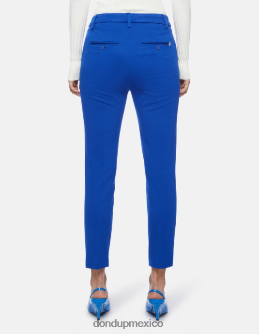 azul real DONDUP mujer pantalones carmen slim de punto vestir D0VXD235