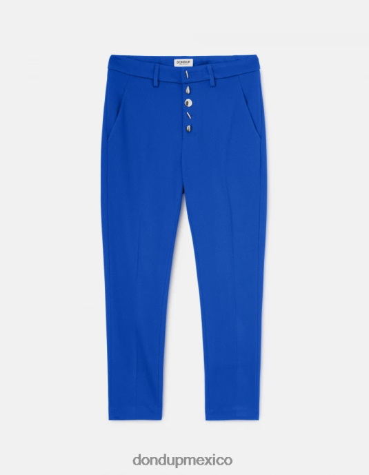 azul real DONDUP mujer pantalones carmen slim de punto vestir D0VXD235
