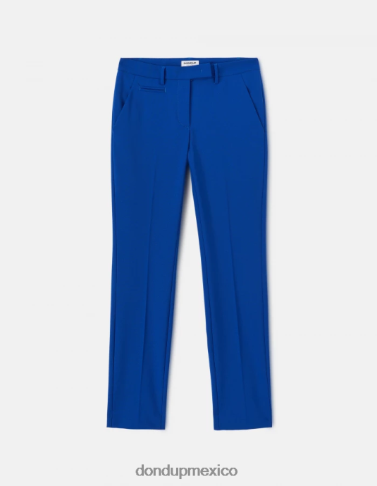 azul real DONDUP mujer pantalones slim fit perfectos de lana vestir D0VXD184