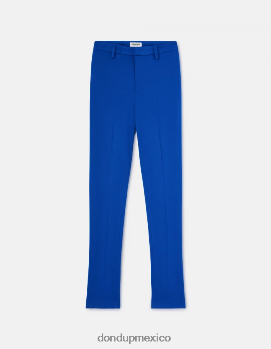 azul real DONDUP mujer pantalones suzi de punto muy ajustados vestir D0VXD161