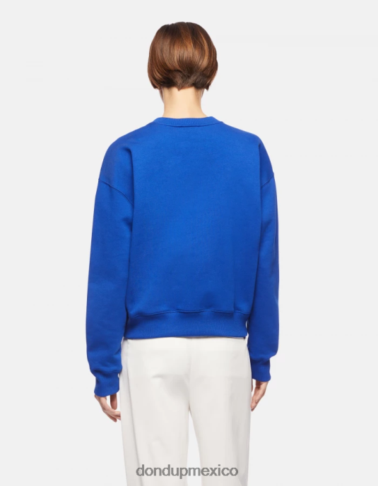 azul real DONDUP mujer sudadera regular fit de lana vestir D0VXD423