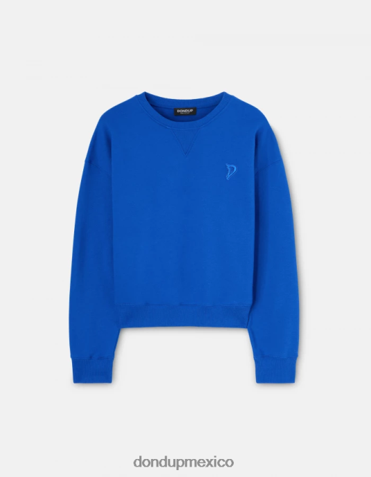 azul real DONDUP mujer sudadera regular fit de lana vestir D0VXD423