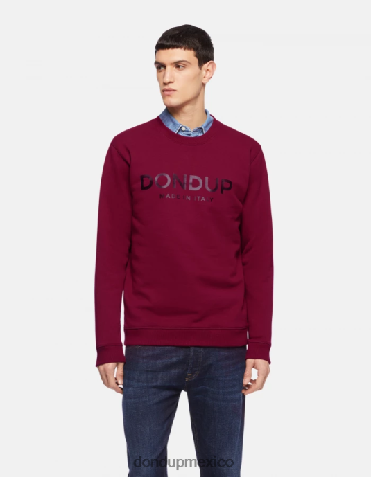 barbabietola DONDUP hombres sudadera regular fit con cuello redondo vestir D0VXD845