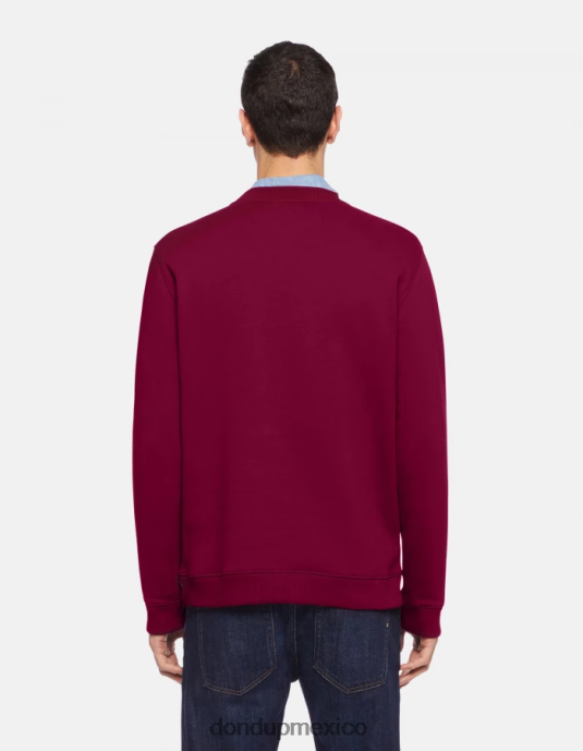 barbabietola DONDUP hombres sudadera regular fit con cuello redondo vestir D0VXD845