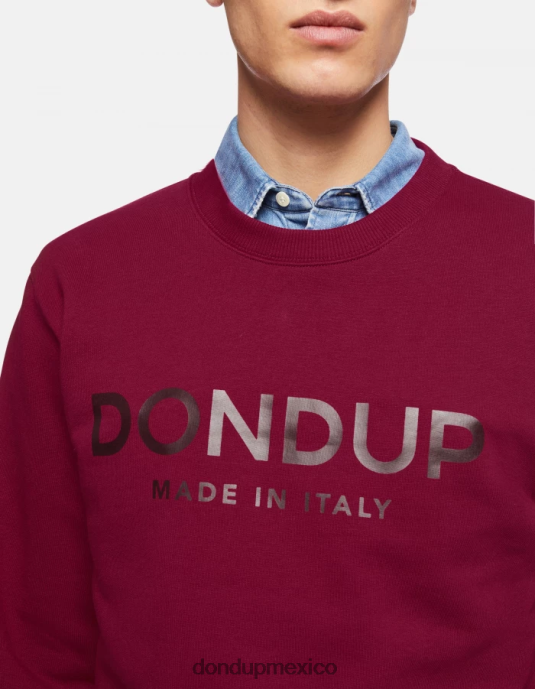 barbabietola DONDUP hombres sudadera regular fit con cuello redondo vestir D0VXD845