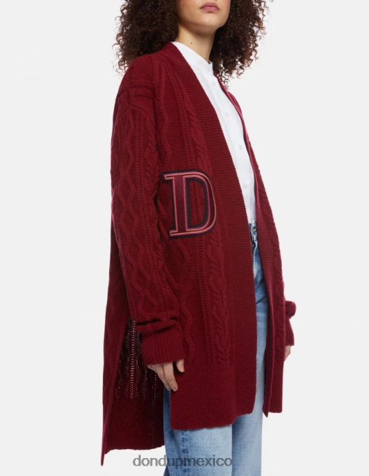 barbabietola DONDUP mujer cárdigan regular fit de lana vestir D0VXD330