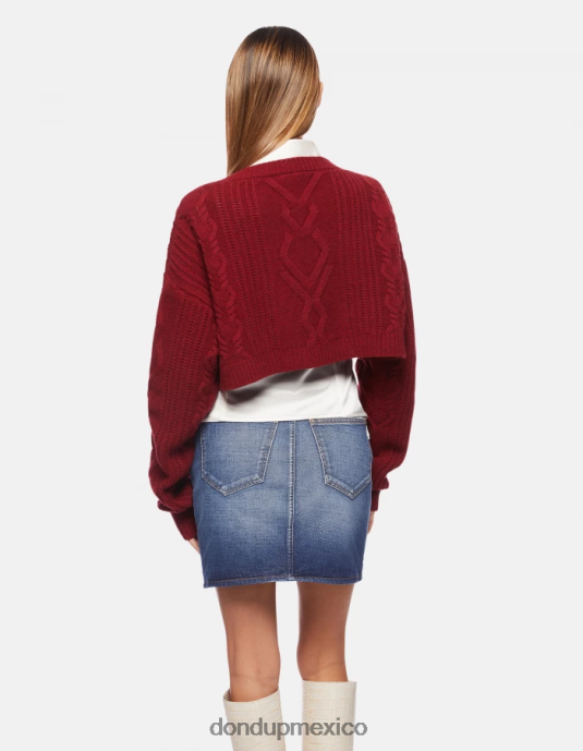 barbabietola DONDUP mujer jersey de lana con cuello redondo vestir D0VXD327