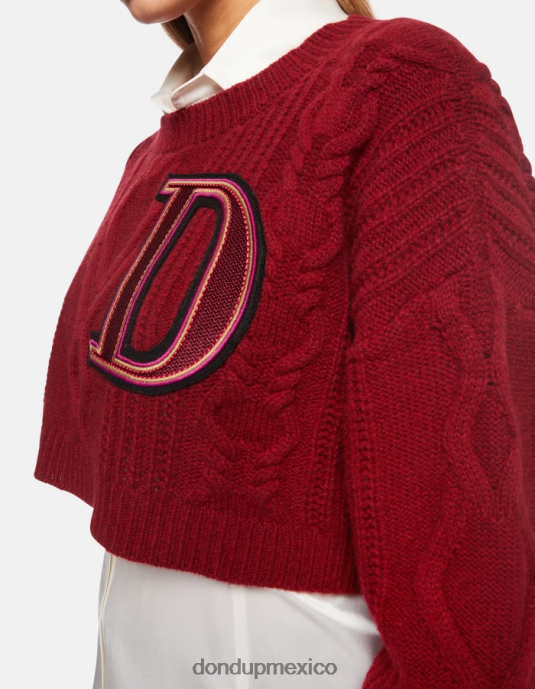 barbabietola DONDUP mujer jersey de lana con cuello redondo vestir D0VXD327