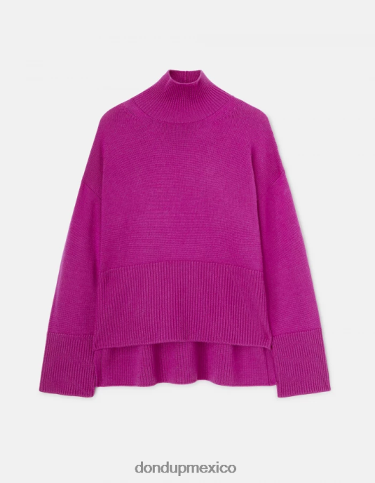 barbabietola DONDUP mujer suéter oversize de lana con cuello tipo polo vestir D0VXD296