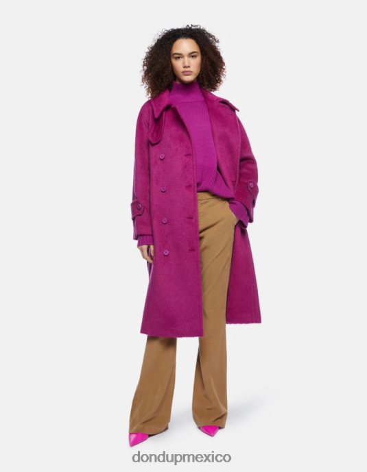 barbabietola DONDUP mujer suéter oversize de lana con cuello tipo polo vestir D0VXD296