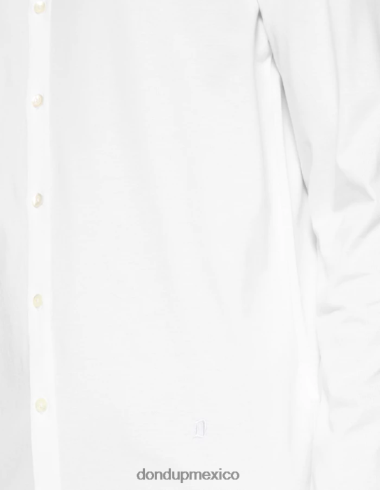 blanco DONDUP hombres camisa de punto regular fit vestir D0VXD849