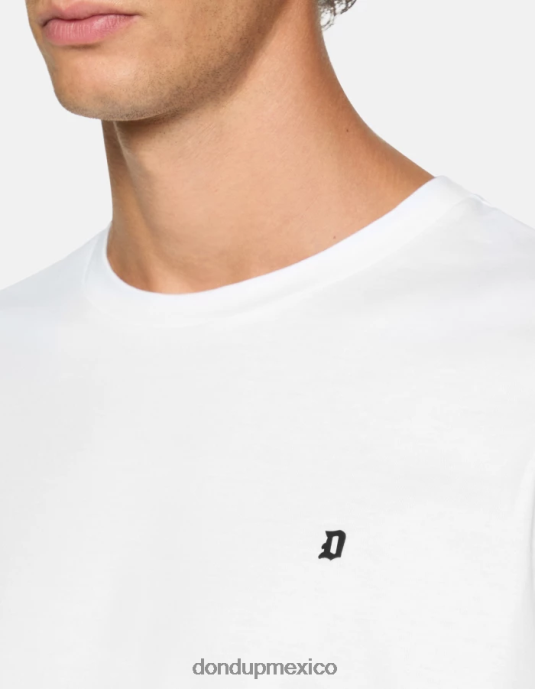 blanco DONDUP hombres camiseta de punto regular fit vestir D0VXD799