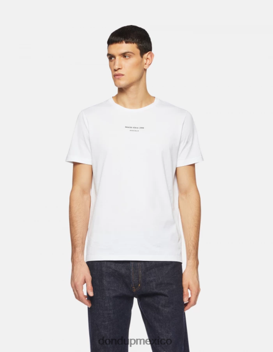 blanco DONDUP hombres camiseta de punto regular fit vestir D0VXD814