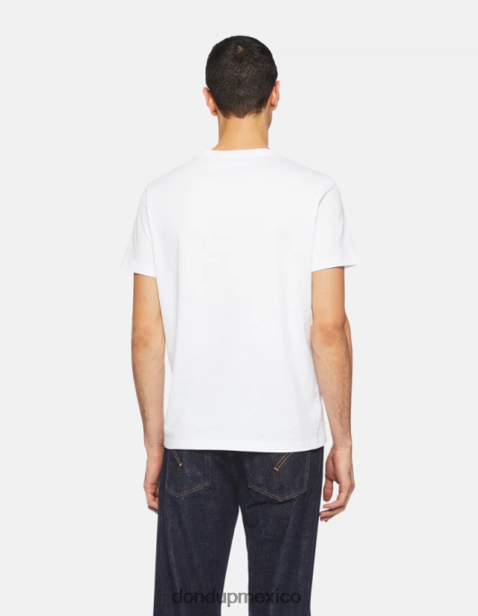 blanco DONDUP hombres camiseta de punto regular fit vestir D0VXD814