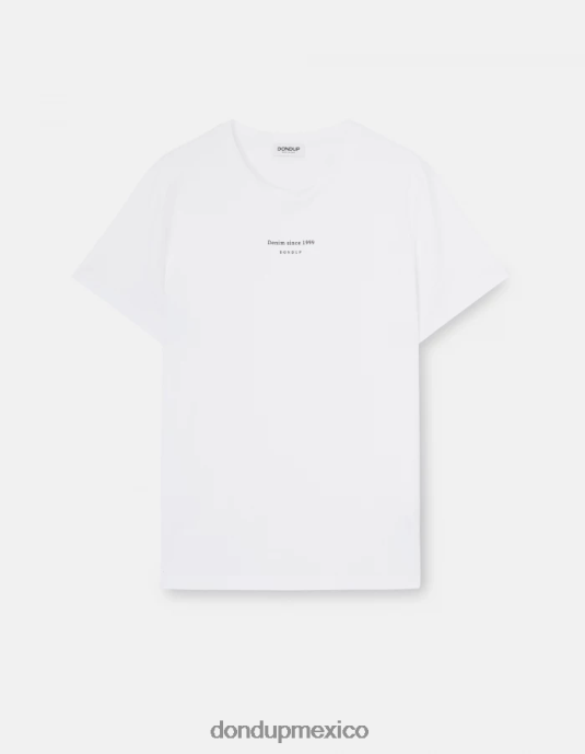 blanco DONDUP hombres camiseta de punto regular fit vestir D0VXD814
