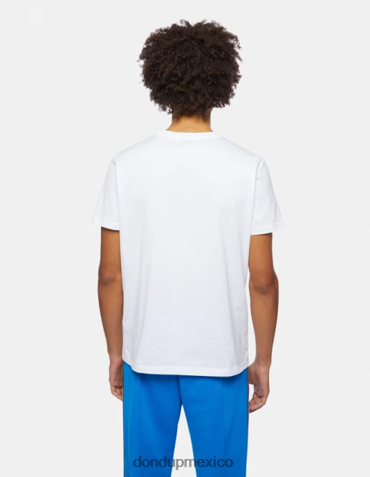 blanco DONDUP hombres camiseta de punto regular fit vestir D0VXD815