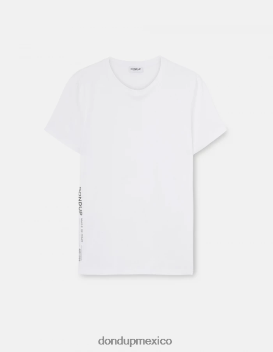 blanco DONDUP hombres camiseta de punto regular fit vestir D0VXD815