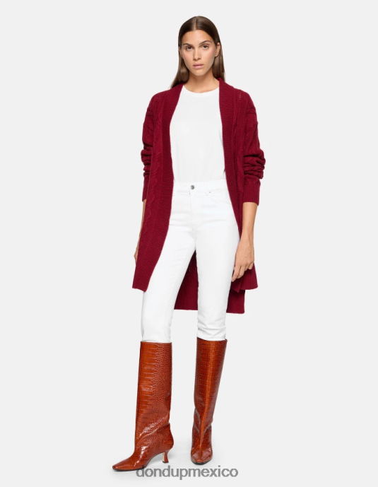 blanco DONDUP mujer Vaqueros slim fit Daila en denim elástico Bull vestir D0VXD2