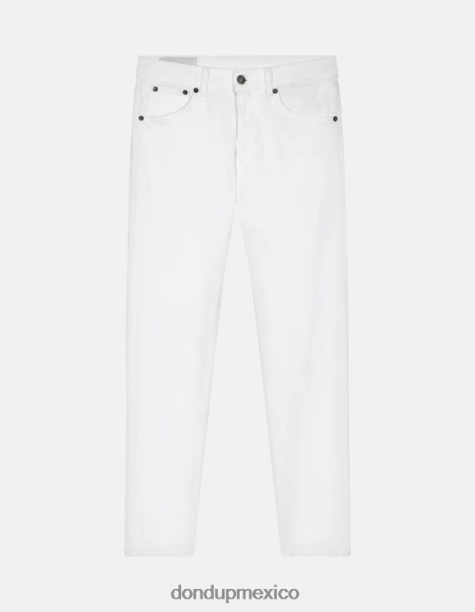 blanco DONDUP mujer Vaqueros slim fit Daila en denim elástico Bull vestir D0VXD2