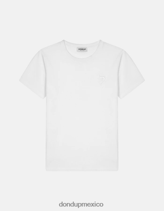 blanco DONDUP mujer camiseta de punto regular fit vestir D0VXD412