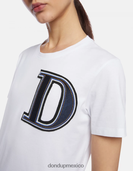 blanco DONDUP mujer camiseta de punto regular fit vestir D0VXD417