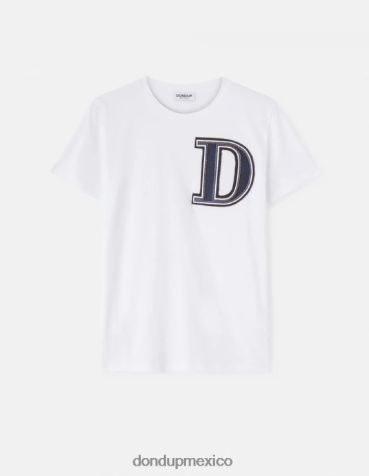 blanco DONDUP mujer camiseta de punto regular fit vestir D0VXD417