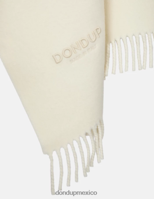 blanco DONDUP mujer capa de lana y nailon accesorios D0VXD472